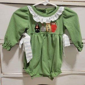 Baby girl polar express bubble